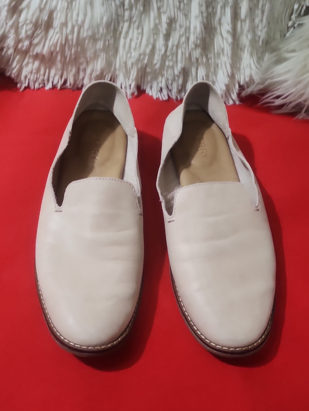 Sperry Women's Seaport Slip-On Loafers in Light Cream